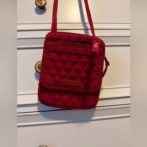 Vera Bradley Red Quilted Crossbody Bag